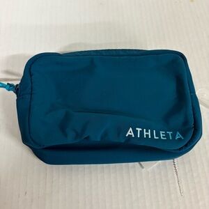 Athleta girl teal Zippered belt bag